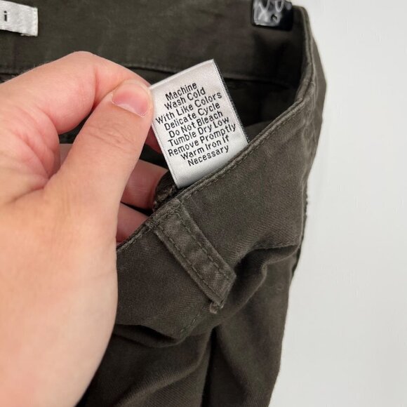 Cabi Womens Stadium Wide Leg Pant Size 8 Brown Flare Zipper Ankle Casual #184 - Picture 9 of 14